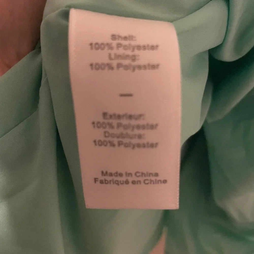 Likely Mini Charlotte Dress in Pistachio Green Tropical Blue 0 wedding vacation - Picture 5 of 6
